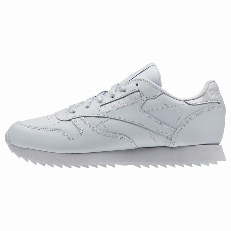 Tenisi Reebok Classic Leather Ripple Dama Gri Romania BE2090JQ